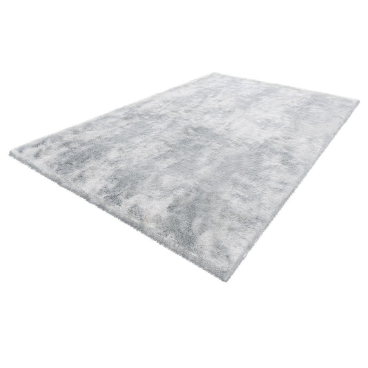 Indoor Plush Area Rugs, 1.83x2.74 m Soft Plush Carpet, FFurry Shag Area Rugs for Living Room, Bedroom, Modern Home Decor Aesthetic Long-Pile Rug, Non-Shedding, Slip-Resistant, Tie-Dye Light Gray