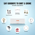 Ultrasonic Jewellery Cleaner Machine 470ml 4 Timer Modes Basket