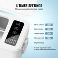 Ultrasonic Jewellery Cleaner Machine 470ml 4 Timer Modes Basket