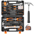 132 Piece Tool Kit Set Household Hand Tools Portable Case