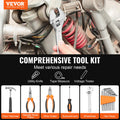 132 Piece Tool Kit Set Household Hand Tools Portable Case