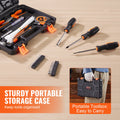 132 Piece Tool Kit Set Household Hand Tools Portable Case