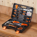 132 Piece Tool Kit Set Household Hand Tools Portable Case
