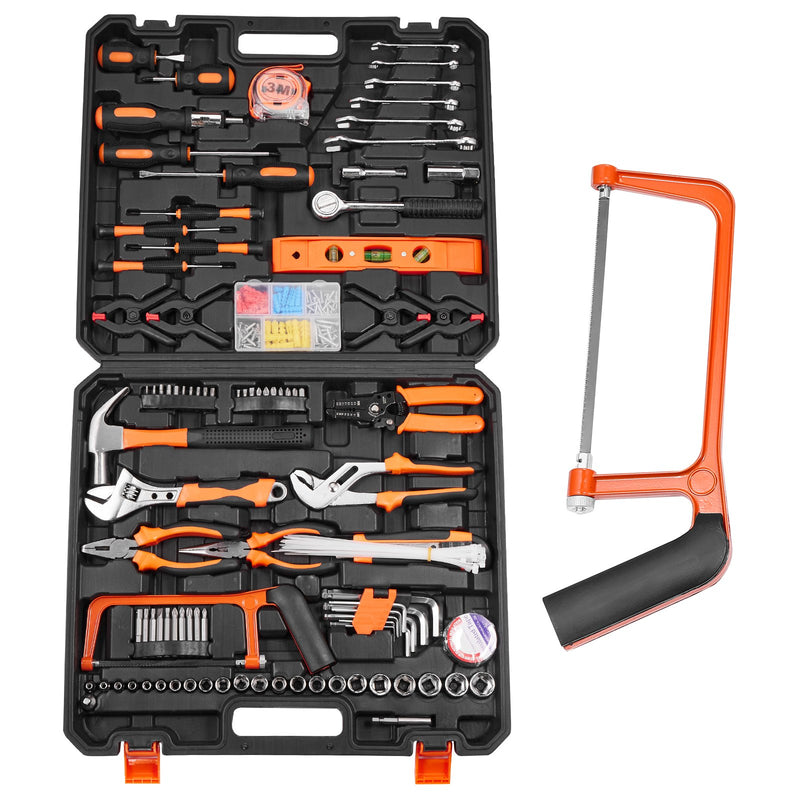216 Piece Hand Tool Kit with Portable Case Household Tools