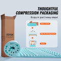 QUEEN Memory Foam Mattress Topper 50mm Cooling Gel 7 Zones