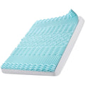 QUEEN Memory Foam Mattress Topper 50mm Cooling Gel 7 Zones