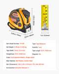 Tape Measure 7.6m Retractable Imperial Metric Decoration