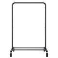 Clothes Rack Heavy Duty Garment Rail with Storage Shelf Bedroom