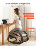 Ergonomic Kneeling Chair Wooden Posture Knee Adjustable Height Foam