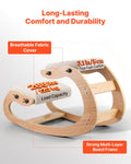 Ergonomic Kneeling Chair Wooden Adjustable Height Foam Cushion