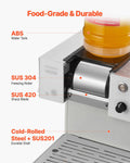 Snowflake Ice Maker 80KG/24H Electric Snow Cone Machine 1.8L Tank