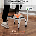 VEVOR Step Stool 1-Step 150KG Capacity Adjustable Height Steel Ladder Handle