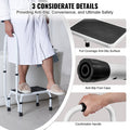VEVOR Step Stool 1-Step 150KG Capacity Adjustable Height Steel Ladder Handle