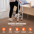 VEVOR Step Stool 1-Step 150KG Capacity Adjustable Height Steel Ladder Handle