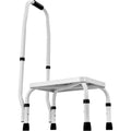 VEVOR Step Stool 1-Step 150KG Capacity Adjustable Height Steel Ladder Handle