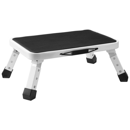 Step Stool Folding 150kg Capacity 1-Step Steel Ladder Non-Slip