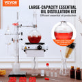 Essential Oil Distillation Kit 500ml 1000W Heating Plate 33pcs