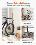 Bike Rack Stand 406-700mm Mountain Road Bikes Vertical Horizontal Black