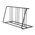 Bike Rack, Fits Tire Width 3 Inch/76.2 mm, Carbon Steel Double-Sided Grid Bike Rack Stand, Freestanding Bicycle Storage Holder for Curbside, Garage, Indoor, Outdoor Parking, 6-Bicycle Capacity