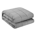 Weighted Blanket 11kg QUEEN Grey Cooling Breathable Glass Beads
