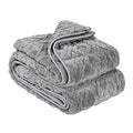 Weighted Blanket, 9 kg, 1524 x 2032 mm QUEEN Size, Sherpa Fleece Heavy Blanket with Glass Beads, Soft Warm Cozy Fluffy Touch, for 90-113 kg Adults, Anxiety Stress Relief, Improve Sleep, Grey