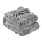 Weighted Blanket, 9 kg, 1524 x 2032 mm QUEEN Size, Sherpa Fleece Heavy Blanket with Glass Beads, Soft Warm Cozy Fluffy Touch, for 90-113 kg Adults, Anxiety Stress Relief, Improve Sleep, Grey