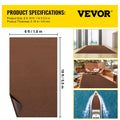 Marine Carpet 6x18ft Deep Brown Waterproof Boat Indoor Outdoor