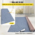Gray Marine Carpet 6 ft x 36 ft, Boat Carpet Rugs, Indoor Outdoor Rugs for Patio Deck Anti-Slide TPR Water-Proof Back Outdoor Marine Carpeting Outdoor Carpet