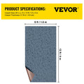 VEVOR Marine Carpet 6x13ft Boat Deck Grey Cutpile Indoor Outdoor Rug