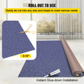 Indoor Outdoor Rug Blue 6x13ft Runner Patio Deck 1.8x4m