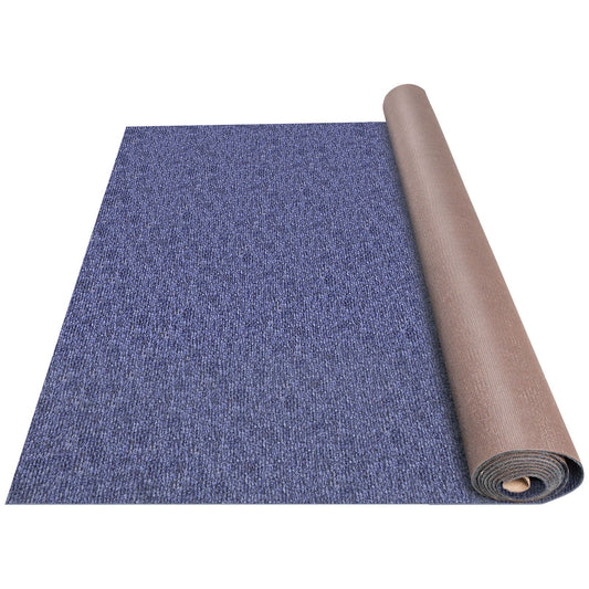 Deep Blue Marine Carpet 6 ft x 29.5 ft Marine Carpeting Marine Grade Carpet for Boats with Waterproof Back Outdoor Rug for Patio Porch Deck Garage Outdoor Area Rug Runner Non-Slide Porch Rug, 1.8x9m