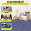 Marine Carpet 1.8x9m Deep Blue Waterproof Boat Deck Patio Rug