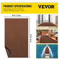 Marine Carpet 6x13ft Deep Brown Waterproof Boat Deck Indoor Outdoor