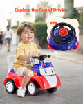 Ride On Toddler Push Car 19-36 Months Music Storage Red 25kg
