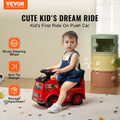 Ride On Car Toddler Ages 1-3 Music Steering Wheel Storage Red