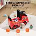 Ride On Car Toddler Ages 1-3 Music Steering Wheel Storage Red