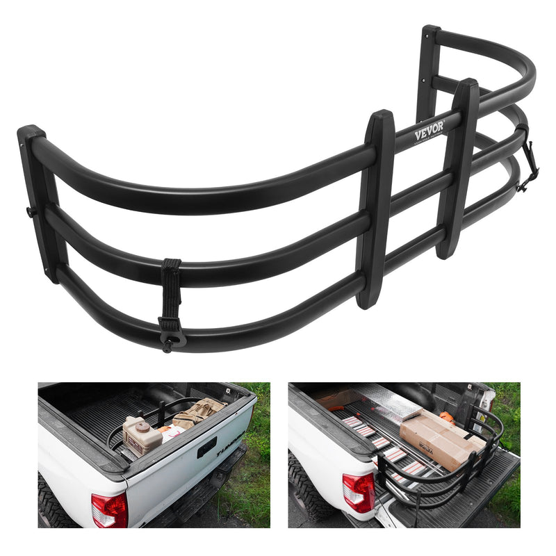 Truck Bed Extender Aluminum Retractable 131cm-162cm Adjustable