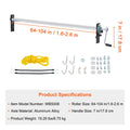Hand Crank Tarp Roller 1.6-2.6m Manual Dump Truck Aluminum Alloy