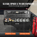 Truck Bed Storage Box 25L Lockable Wheel Well Tool Box Ford F-150