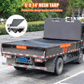 Dump Truck Mesh Tarp 5x14ft Black PVC Heavy Duty Cover