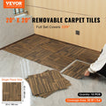Carpet Tiles 20x20 Padded 12 Pack Mixed Brown DIY Install
