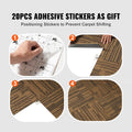 Carpet Tiles 20x20 Padded 12 Pack Mixed Brown DIY Install