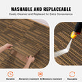Carpet Tiles 20x20 Padded 12 Pack Mixed Brown DIY Install