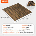Carpet Tiles 20x20 Padded 12 Pack Mixed Brown DIY Install