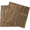 Carpet Tiles 20x20 Padded 12 Pack Mixed Brown DIY Install