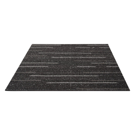 Carpet Tiles 610x610mm 24pc Grey Modular Square Rug 8.9m²
