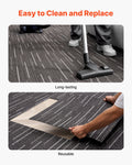 VEVOR Carpet Tiles 610x610mm 24pc Grey Modular Square Rug 8.9m²