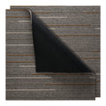 Carpet Tiles 610x610mm 24pcs Dark Brown Modular Square Rug 8.9m²