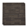 Carpet Tiles 610x610mm 24pc Grey Brown Modular Square Rug 8.9m²