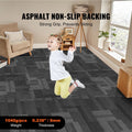 Carpet Tiles 24x24 Padded Mixed Gray 24 Pack DIY